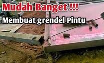 Membuat Grendel Pintu Besi